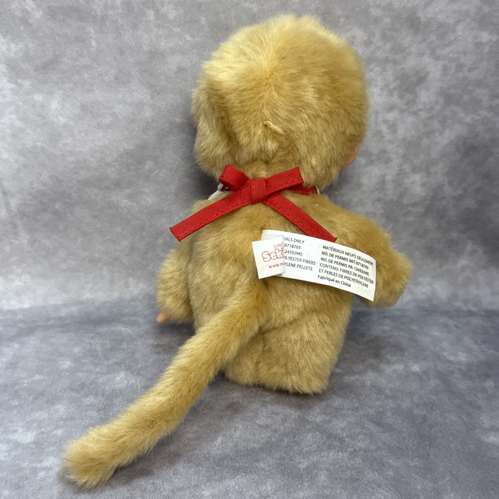 Monchhichi Premium Standard S Beige Boy Plush Monkey Doll Sekiguchi 8" - Picture 11 of 16